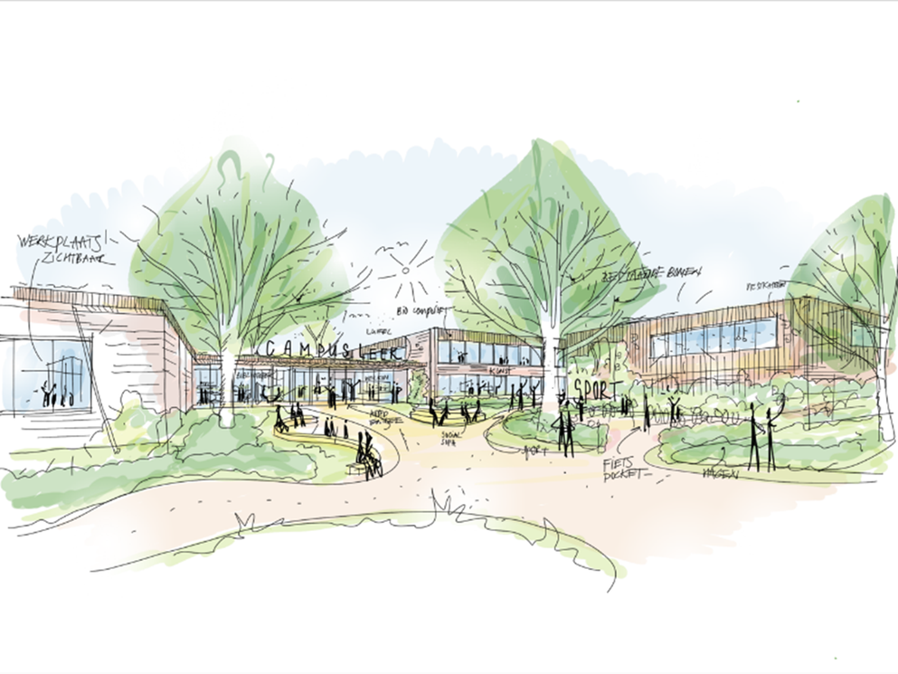 BAM Bouw en Techniek onderdeel bouwteam renovatie en nieuwbouw rsg de Borgen in Leek