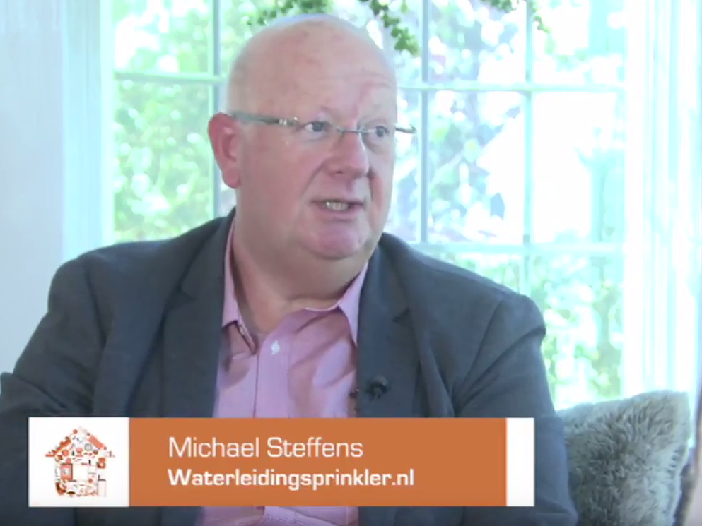 Waterleidingsprinkler bij RTL Woontips