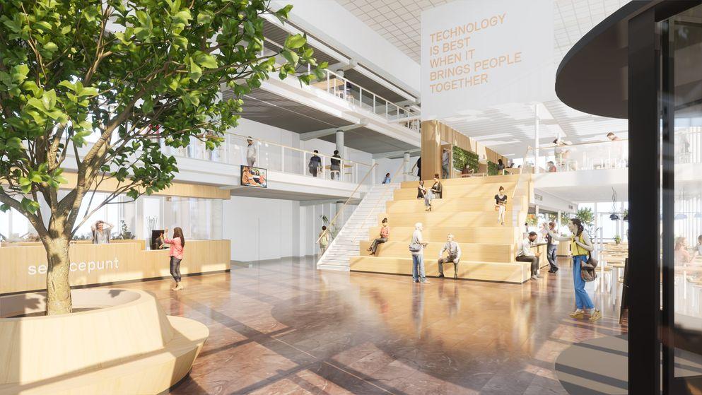 Artist Impression Hanzehogeschool Groningen Van Doorenveste