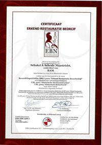 ERB Certificaat Schakel & Schrale 2027