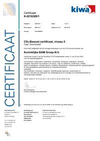 CO2 bewust certificaat niveau 5 | 2024-2027