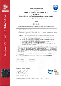 BRL 6000-25 certificaat - BAM Bouw en Techniek